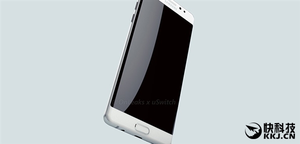 三星Galaxy Note 7渲染图曝光：Type-C＋虹膜识别