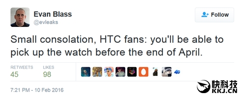 HTC发力！One智能手表4月底前推出 或亮相MWC