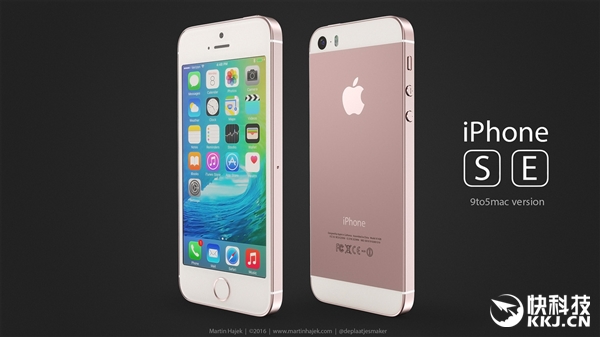4寸iPhone 5SE外形就是这样了：漂亮又有爱！