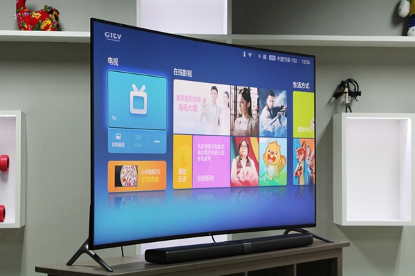 最美小米电视！65寸曲面实拍：超薄惊叹