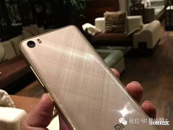 看 这就是小米5金色版！漂亮吗？