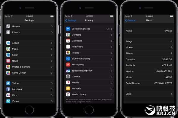 喜大普奔！iOS 10黑色主题亮相：还有这个新惊喜