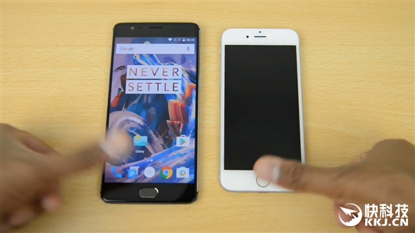 正面指纹PK！一加3对比iPhone 6S：Touch ID成渣！