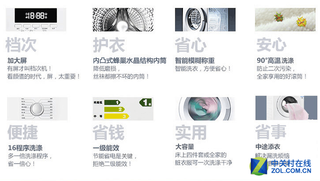 衣量感应尽享便捷 TCL滚筒洗衣机狂欢购 