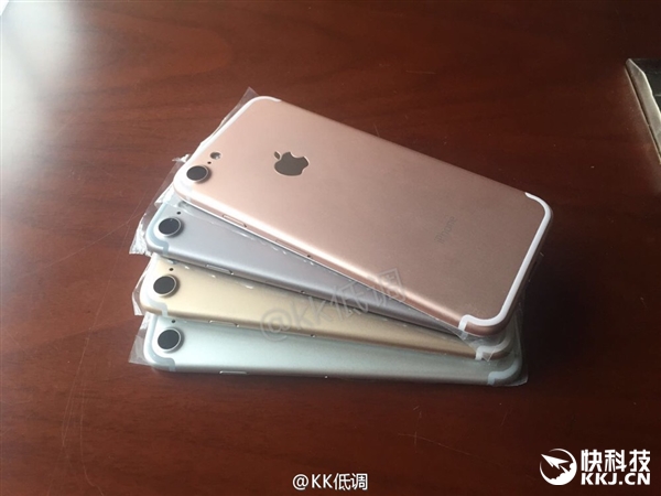 iPhone 7四色齐曝光：心已碎！