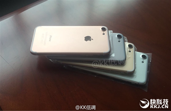 iPhone 7四色齐曝光：心已碎！