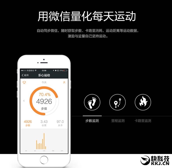 小米手环2劲敌 乐心心率手环大降价