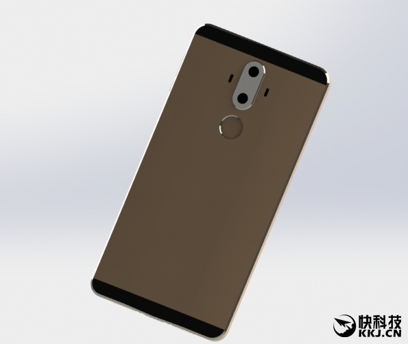 双摄像头没跑！华为Mate 9渲染图曝光：外形抢眼