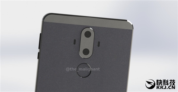 双摄像头没跑！华为Mate 9渲染图曝光：外形抢眼