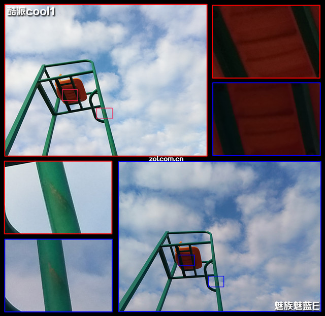酷派cool1/魅族魅蓝E 拍照对比评测 