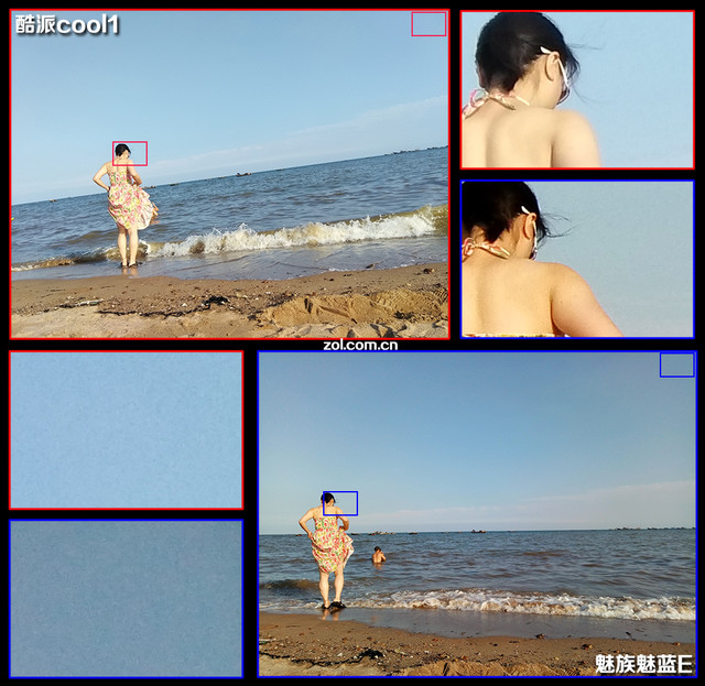 酷派cool1/魅族魅蓝E 拍照对比评测 