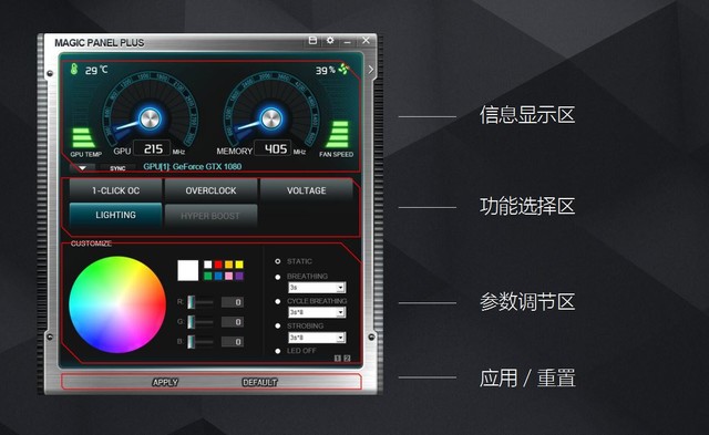 绽放游戏激情 影驰GTX1080 GAMER售4988元 