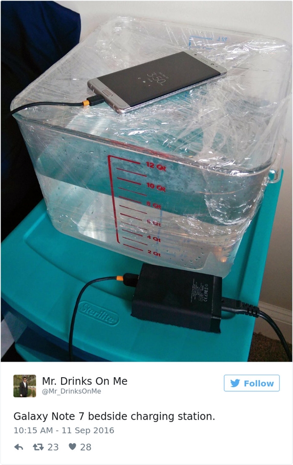 Note 7电池爆炸后 全球网友都不淡定了……