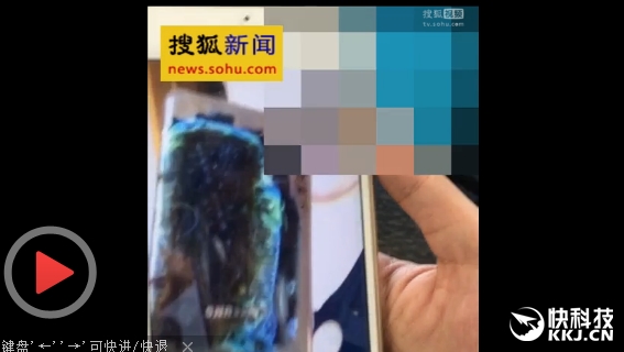 国行Note 7“二炸”机主现身：绝非人为 手机在手寻求检测