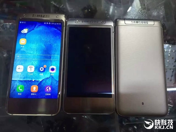 2万+！三星商务旗舰W2017再曝光：翻盖/双4.2寸屏