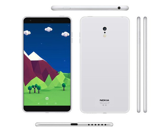 诺基亚新机渲染图曝光：背部全金属材质 