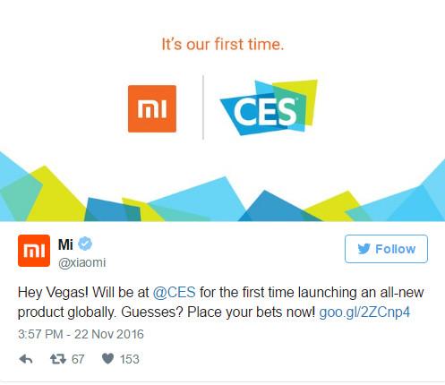 小米CES 2017首秀？“全新产品”大猜想 