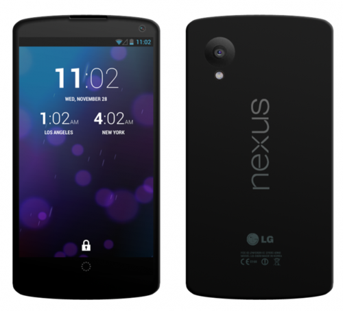 沿袭Nexus 4外观血统 谷歌Nexus 5概念图（图片来自Reddit）